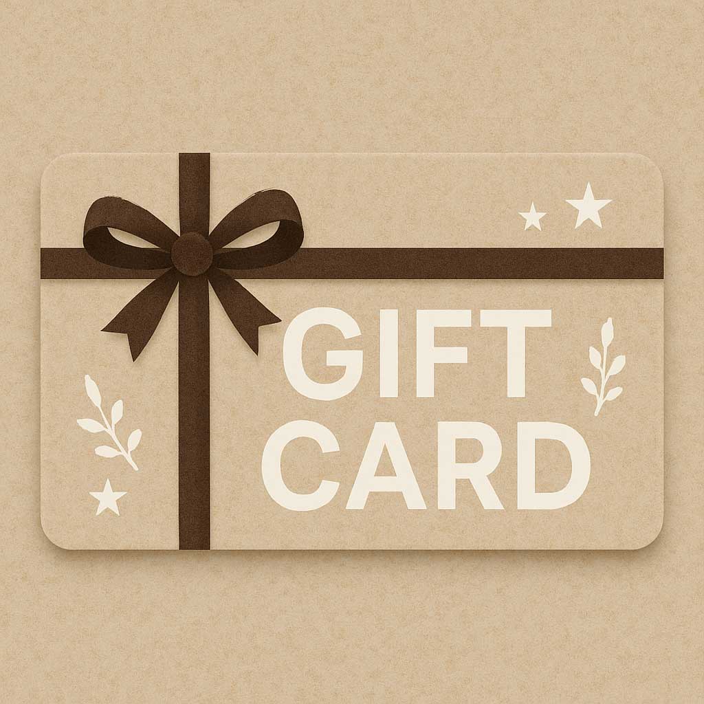 Woollux digital gift card with natural design, perfect for gifting handcrafted wool mattresses and bedding